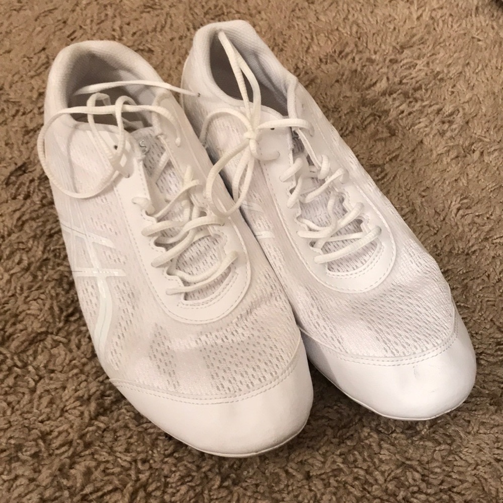 ASICS White cheer shoes 8.5